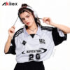 Custom Sublimation Polo Shirts Retro Streetwear Tee
