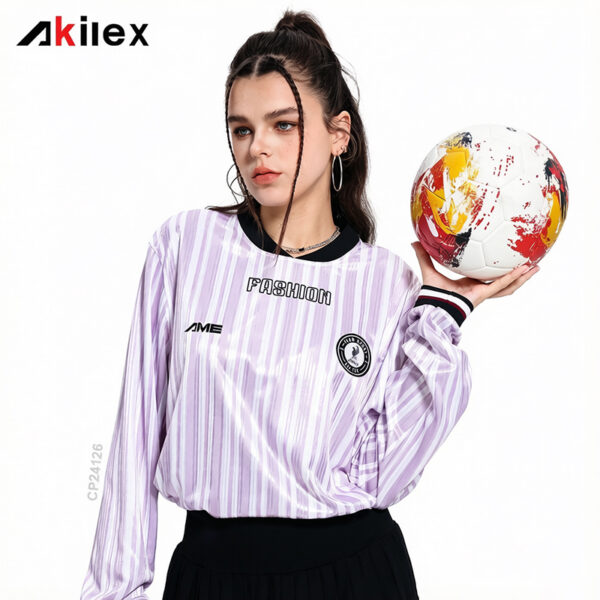 Women's Custom Sublimation Long Sleeve Sports Shirts