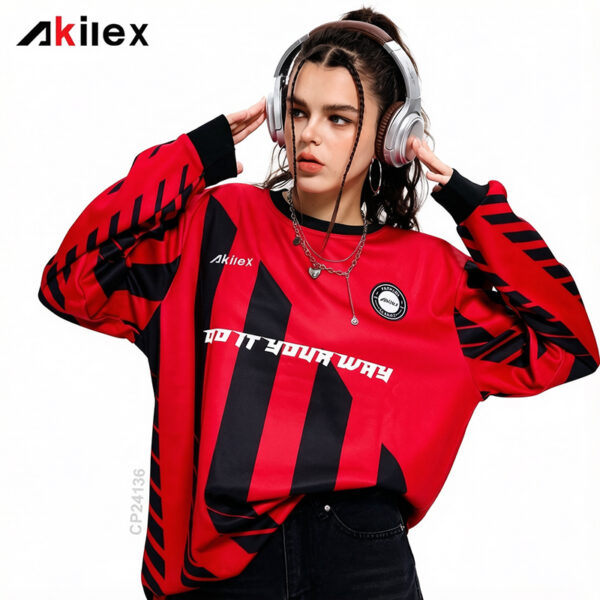 Custom Sublimated Soccer Jersey - Long Sleeve Football Shirt