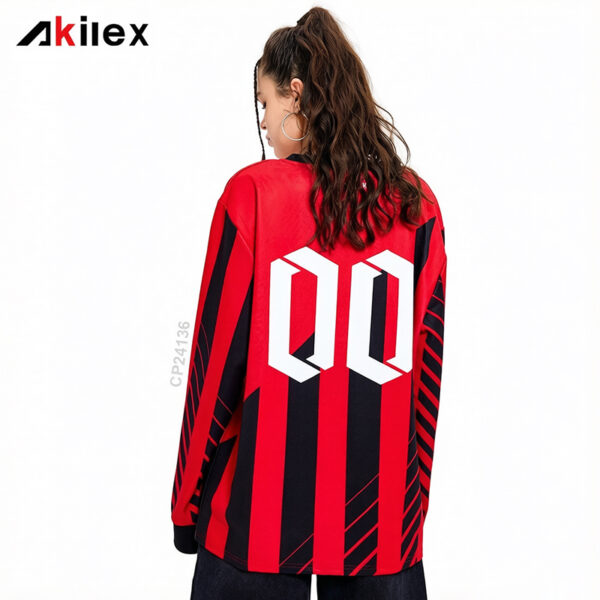 Custom Sublimated Soccer Jersey - Long Sleeve Football Shirt
