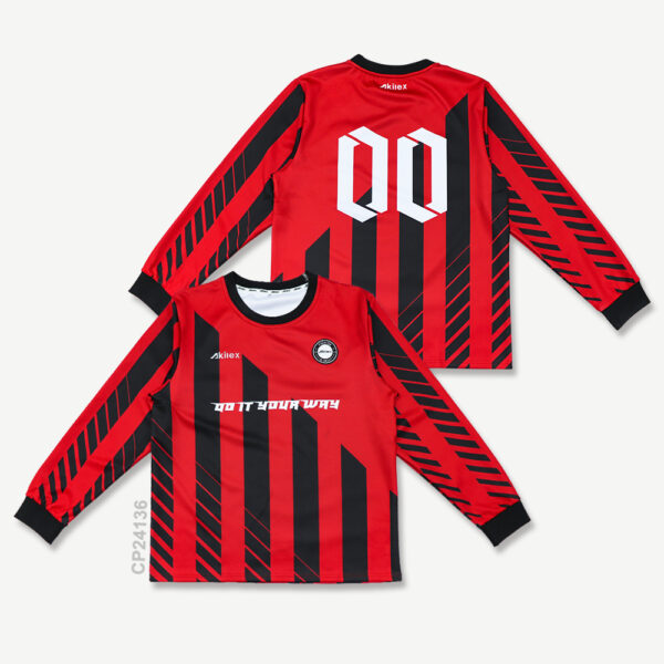 Custom Sublimated Soccer Jersey - Long Sleeve Football Shirt