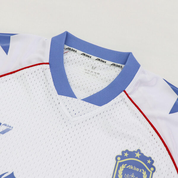 Custom Sublimated Long Sleeve Soccer Jersey - Retro Style