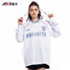 Custom Sublimated Long Sleeve Soccer Jersey - Retro Style