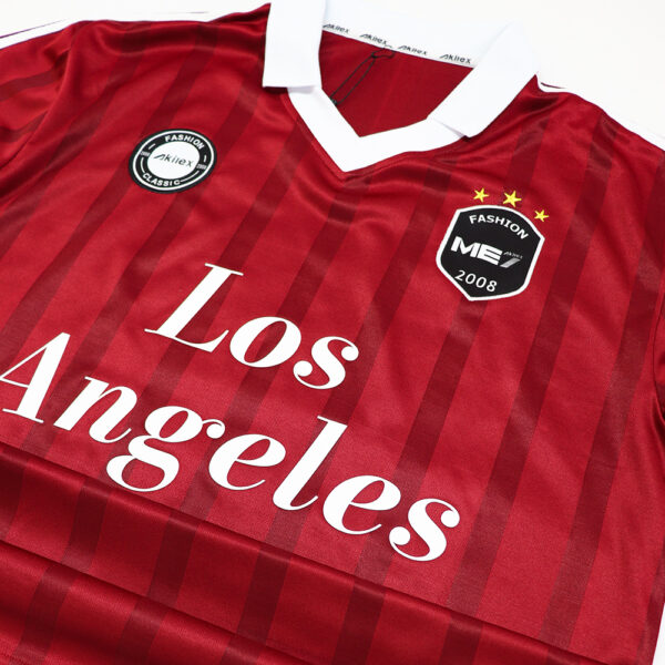 Custom Sublimated Long Sleeve Polo Retro Soccer Jersey