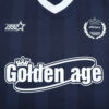 Custom Dark Blue Long Sleeve Sublimated Football Jersey