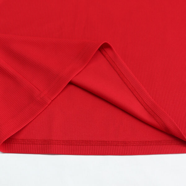 Custom Sublimated Streetwear Polo - Red Long Sleeve Jersey