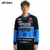 Custom Sublimated Mens Streetwear Long Sleeve Racing Shirt