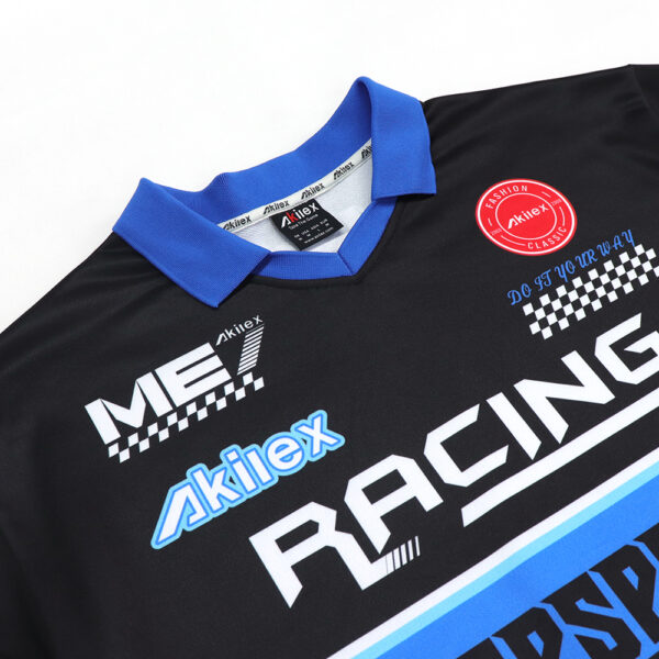 Custom Sublimated Mens Streetwear Long Sleeve Racing Shirt