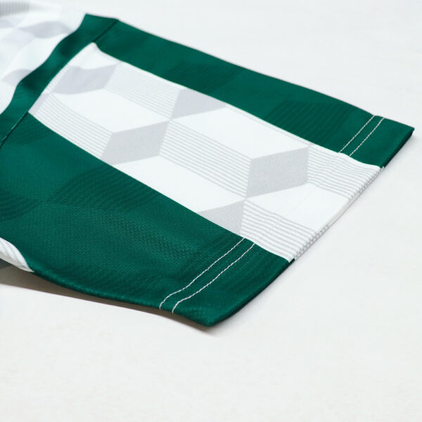 Custom Sublimated Green Womens Streetwear Polo Jersey