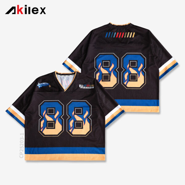 Custom Sublimated Oversized Jersey - Black Sports Shirt