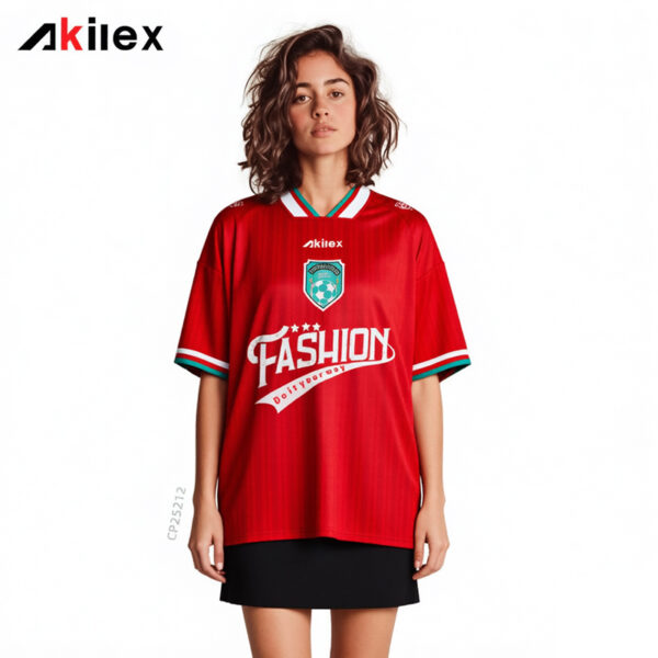 Custom Sublimated Red Soccer Jersey - Team Performance Shirt
