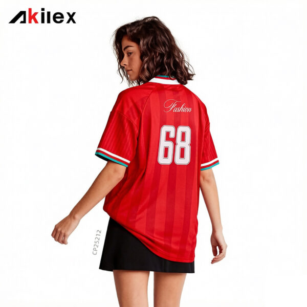 Custom Sublimated Red Soccer Jersey - Team Performance Shirt