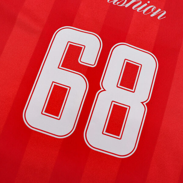 Custom Sublimated Red Soccer Jersey - Team Performance Shirt