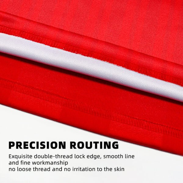 Custom Sublimated Red Soccer Jersey - Team Performance Shirt