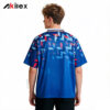 Custom Sublimated Blue Soccer Jersey - Performance Shirt