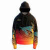 Black Gold Gradient Custom Esports Hoodie