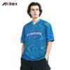 FLOWSTATE Blue Gradient All - Over Print Streetwear T - Shirt