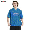 FLOWSTATE Blue Gradient All - Over Print Streetwear T - Shirt - product view 1