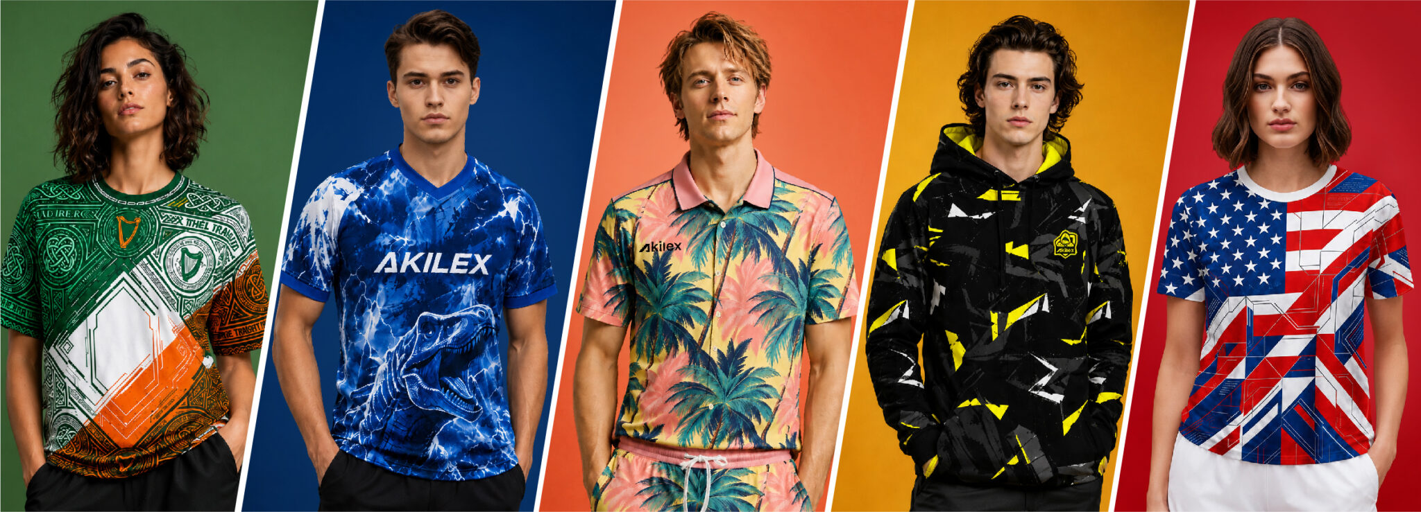 Custom sublimated apparel for teams, brands, and online sellers