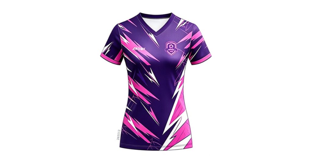 Custom sublimated retro football jersey made by Akilex