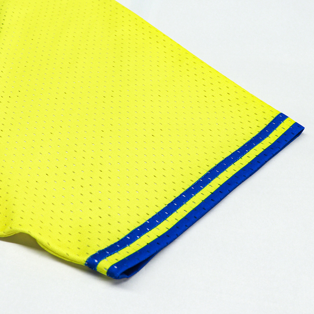 Custom Sublimated Baseball Uniform Blue & Yellow Jersey product detail view 14