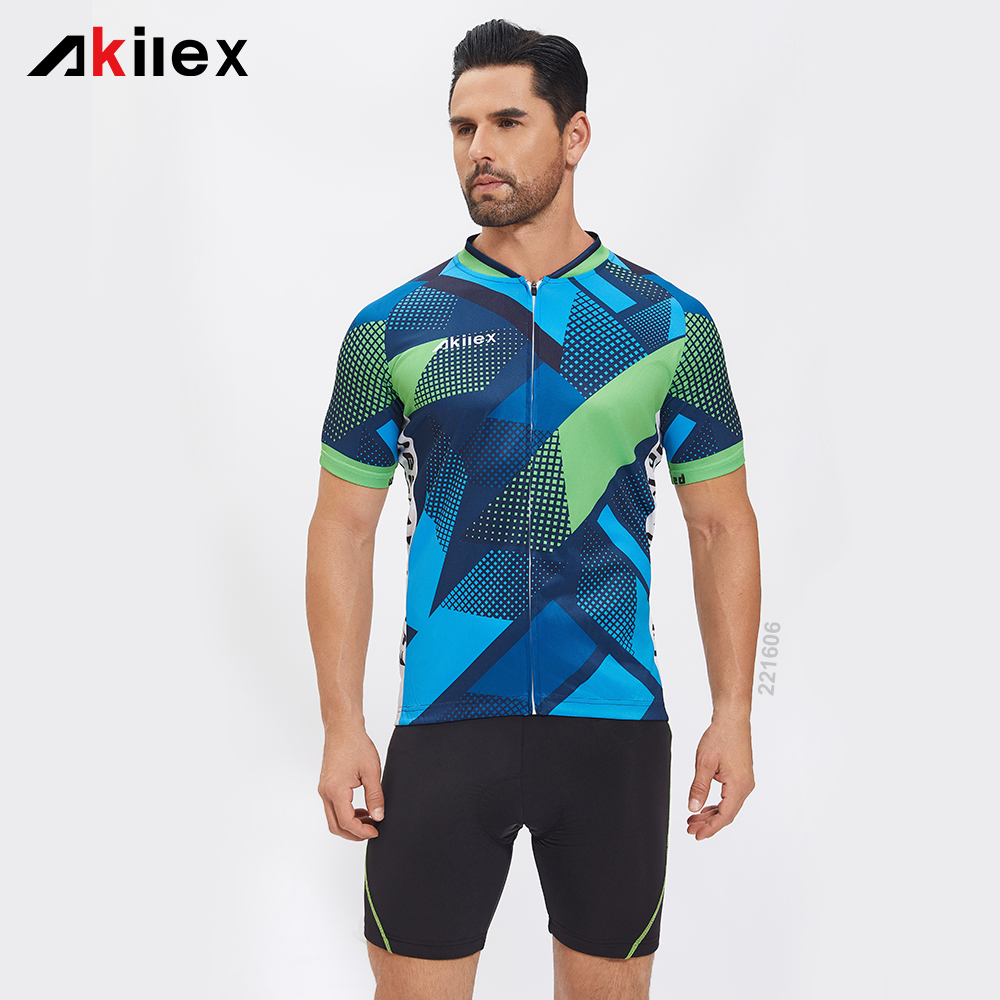 Custom Sublimated Cycling Jersey Pro Bike Wear Kit product detail view 11
