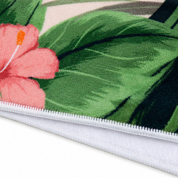 Custom Plush Blanket - Wholesale Tropical Hibiscus Print