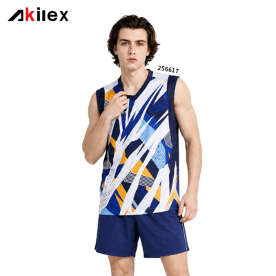 256617-1白底图 Custom Sublimated Cricket Vest - Sleeveless Team Jersey - product photo 1