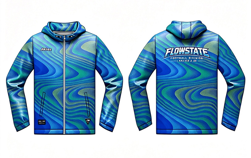 Bulk Order Sublimation Windbreaker - Custom Hooded Jacket - product photo 5