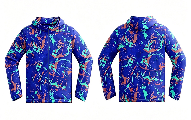 Bulk Order Sublimation Windbreaker - Custom Hooded Jacket - product photo 4