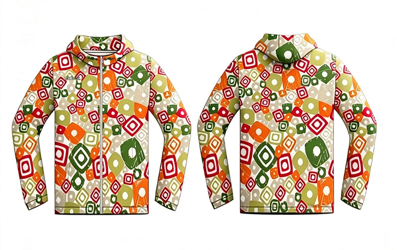 Bulk Order Sublimation Windbreaker - Custom Hooded Jacket - product photo 2
