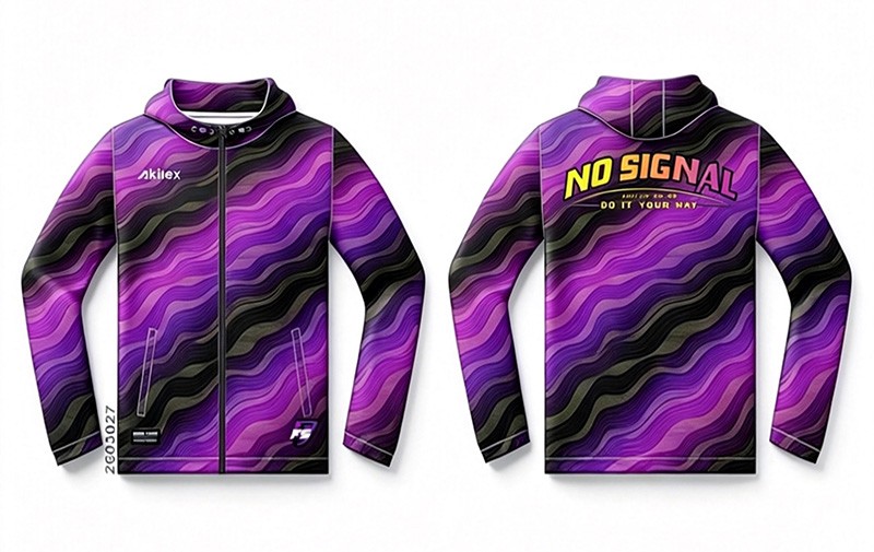 Bulk Order Sublimation Windbreaker - Custom Hooded Jacket - product photo 1