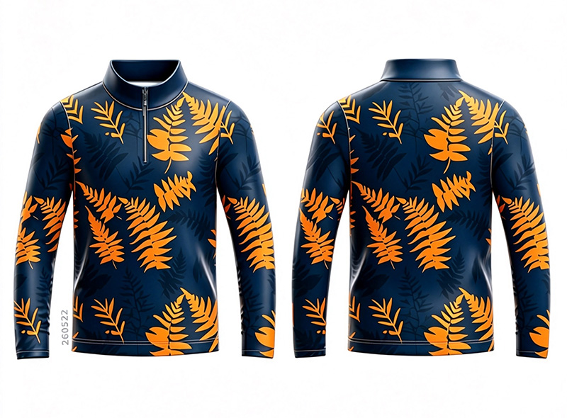 Dye Sublimation Pullover Custom - Bulk 1/4 Zip Jacket - product photo 3
