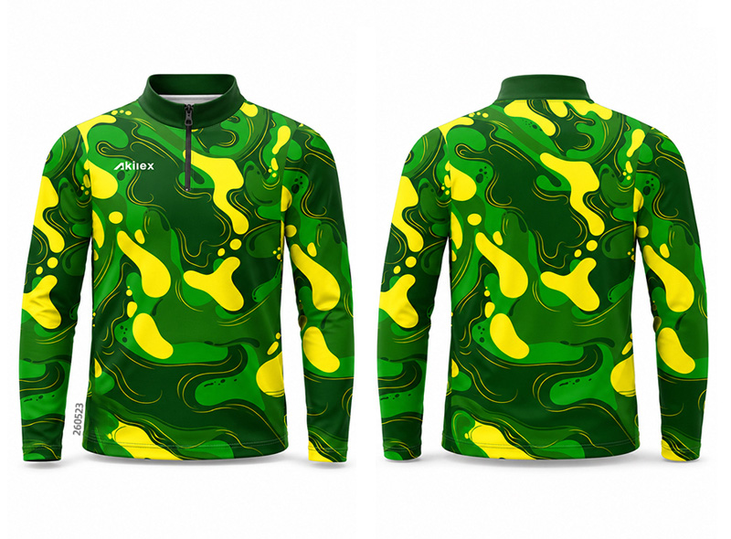 Dye Sublimation Pullover Custom - Bulk 1/4 Zip Jacket - product photo 2