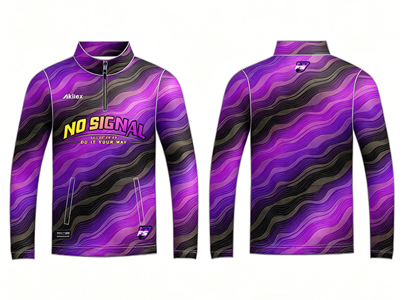 Dye Sublimation Pullover Custom - Bulk 1/4 Zip Jacket - product photo 1