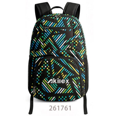 Wholesale Geometric Backpack - Custom Stripe Print