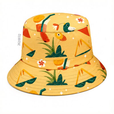 Custom Sublimation Bucket Hat - Wholesale Tropical Print