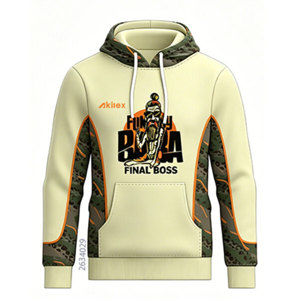 Custom Adventure Hoodie - Wholesale Camo Print Pullover