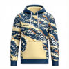 Custom Sublimated Camo Hoodie - Wholesale Navy Pullover