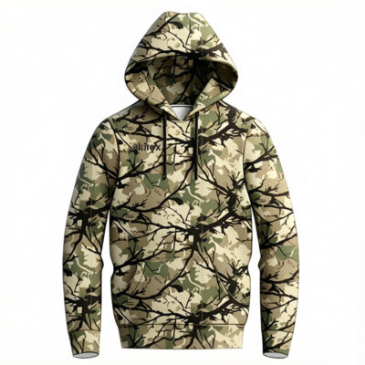 Woodland Camo Hoodie Custom - Wholesale Print Pullover