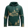 Custom Forest Print Hoodie - Wholesale Hiking Pullover