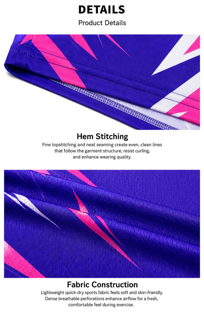 Purple Pink Women's Soccer Jersey | Custom Sublimated Football Shirt - product photo 2