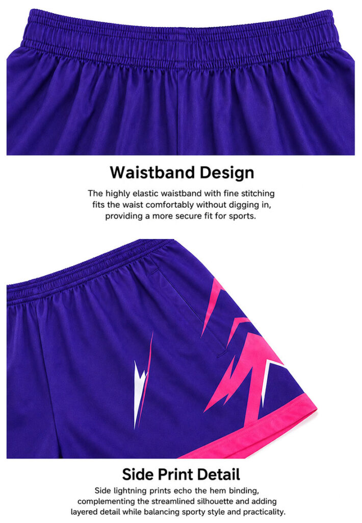 Purple Pink Women's Soccer Jersey | Custom Sublimated Football Shirt - product photo 1