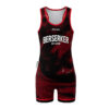 Custom MMA Singlet - Red Black Halftone Dot Print