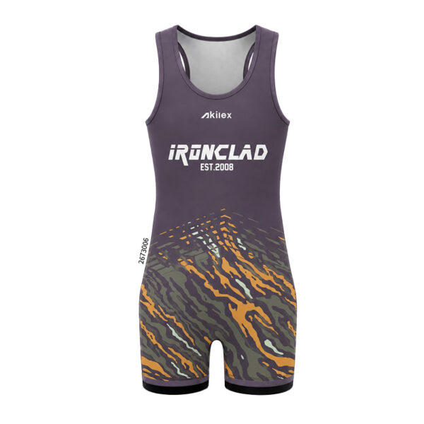Custom MMA Singlet - Red Black Halftone Dot Print