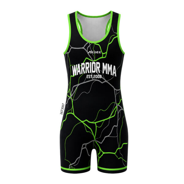 Custom MMA Singlet - Red Black Halftone Dot Print