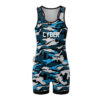 Custom MMA Singlet - Lime Hexagon Gradient Print