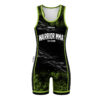 Custom MMA Singlet - Lime Hexagon Gradient Print