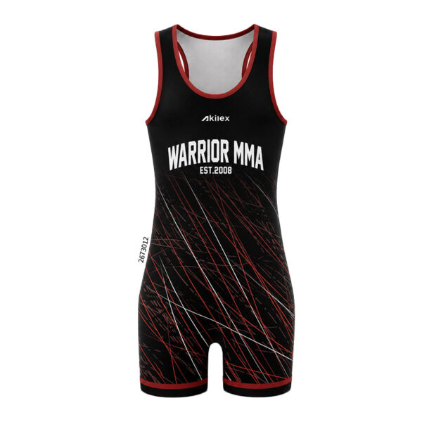 Custom MMA Singlet - Lime Hexagon Gradient Print