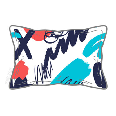 26BZ08 Wholesale Painterly Pillow - Custom Brushstroke Print
